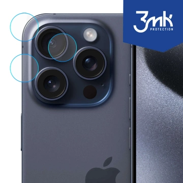 Hybridní sklo na fotoaparát pro Apple iPhone 16 Pro Lens Protector 3mk Sada 4ks