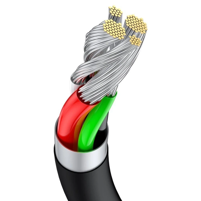 Baseus Superior USB - USB Type C kabel 66 W (11 V / 6 A) Huawei SuperCharge SCP 1 m černý (CATYS-01)