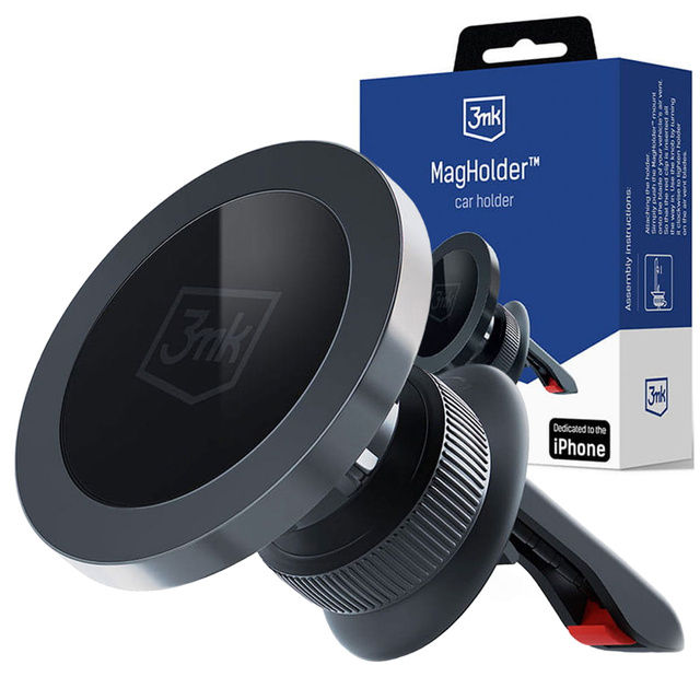 Magnetic car holder for MagSafe 3mk MagHolder Car holder for the grille