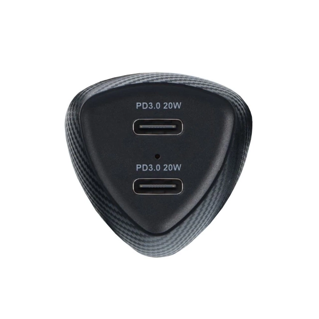 Autonabíjačka FORCELL F-ENERGY Carbon CC50-2C 2 x Type-C PD 3A 40W