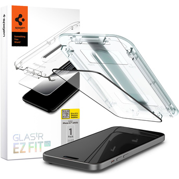 Tvrdené sklo Spigen Glas.tR "Ez Fit" FC pre Apple iPhone 15 Plus Black