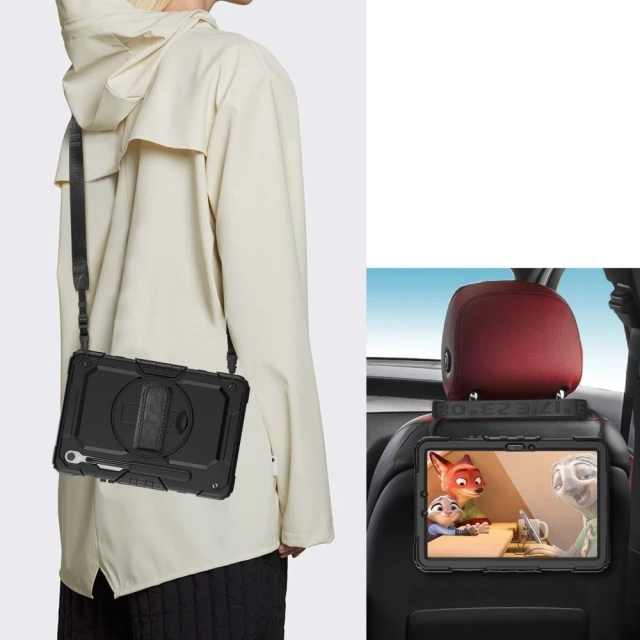 Etui Solid360 для Samsung Galaxy Tab S9 FE 10.9 X510 / X516B Чорний