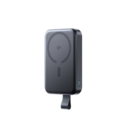 Портативний зарядний пристрій Joyroom JR-PBM11 10000mAh 22.5W Qi2 MagSafe з підставкою – чорний