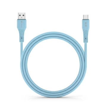 Kabel USB-A – USB-C 66W Forcell F-Energy Silicone 1 m C342 niebieski