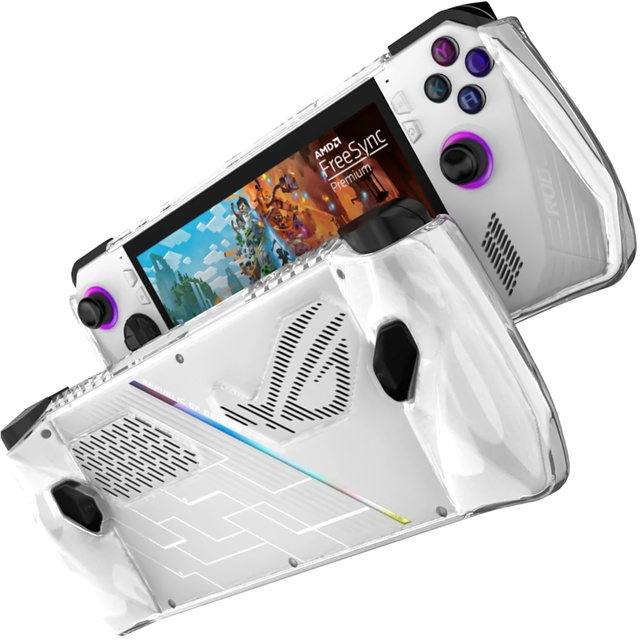 Case for Asus Rog Ally Clear Case console, housing cover, silicone, Alogy overlay, transparent