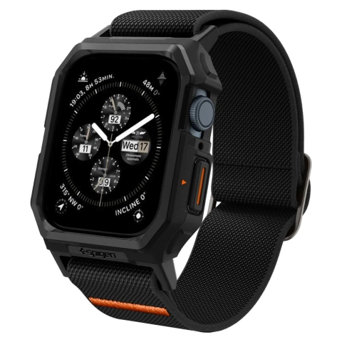 Pasek Spigen Lite Fit PRO pro Apple Watch 4 / 5 / 6 / 7 / 8 / 9 / SE (44 / 45 MM) Matte Black