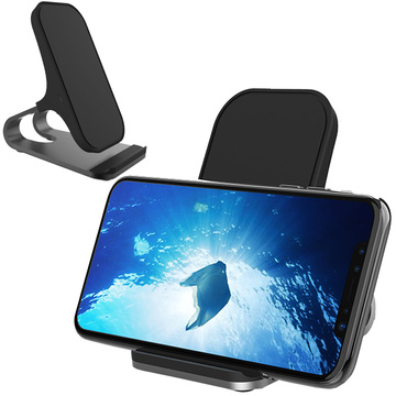 Ładowarka indukcyjna podstawka QI Wireless Charger 15W Black