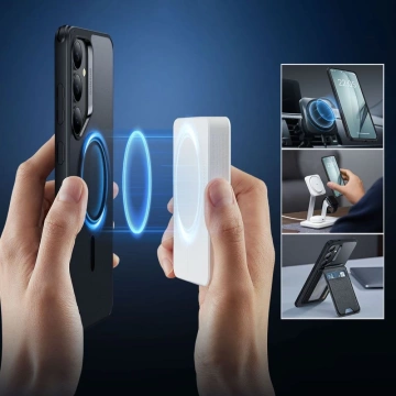 Kryt Samsung Galaxy S25 Plus matně černý ESR Classic Hybrid HaloLock MagSafe