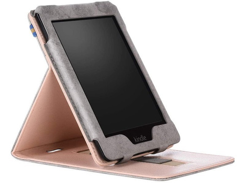 Alogy Slim Leather Case for Kindle Paperwhite 4 2018/2019 Gray Glass