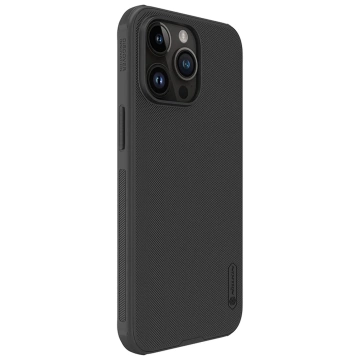 Посилений чохол Nillkin Super Frosted Shield Pro для iPhone 15 Pro Max - чорний