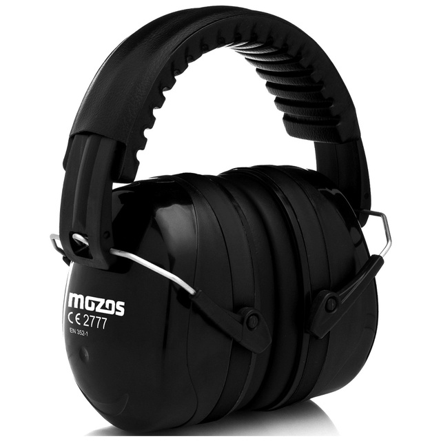 Klappbare Anti-Noise-Kopfhörer mit Geräuschunterdrückung Schützende Ohrenschützer für Erwachsene Schwarz