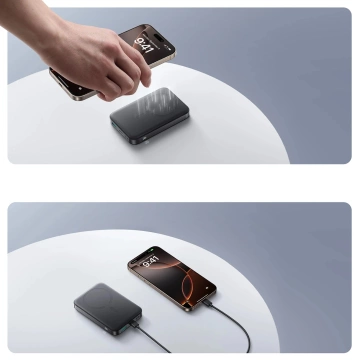 Powerbanka Joyroom JR-PBM12 10000 mAh 22,5 W Qi2 MagSafe 360° – čierna