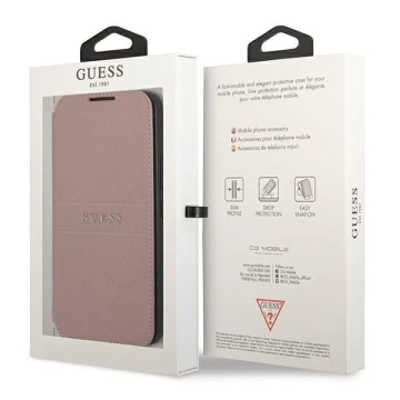 Guess GUBKS22MPSASBPI S22 S906 pink/pink book Saffiano Stripes