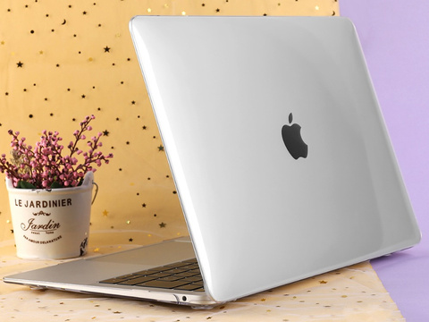Pevné puzdro Alogy pre Apple MacBook Air 13 M1 2021 priehľadná fóliová prekryvná taška na klávesnicu z neoprénu
