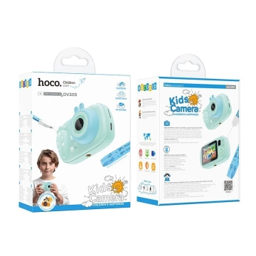 Digitalkamera für Kinder HOCO DV205 Selfie 1MP 2" HD Blau