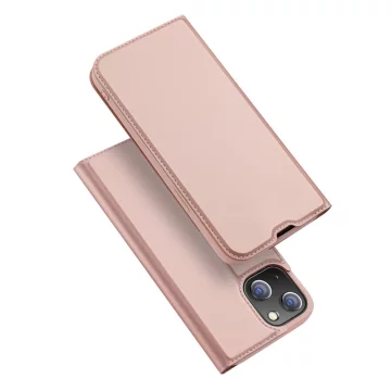 Dux Ducis Skin Pro holster cover flip cover для iPhone 13 mini рожевий
