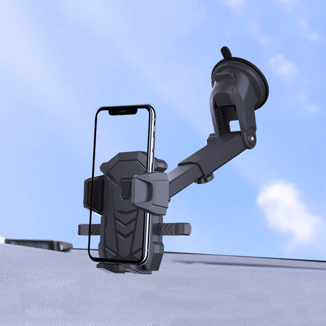 Uchwyt samochodowy Uniwersalny CH01 teleskopowy do telefonu na kratkę szybę Black