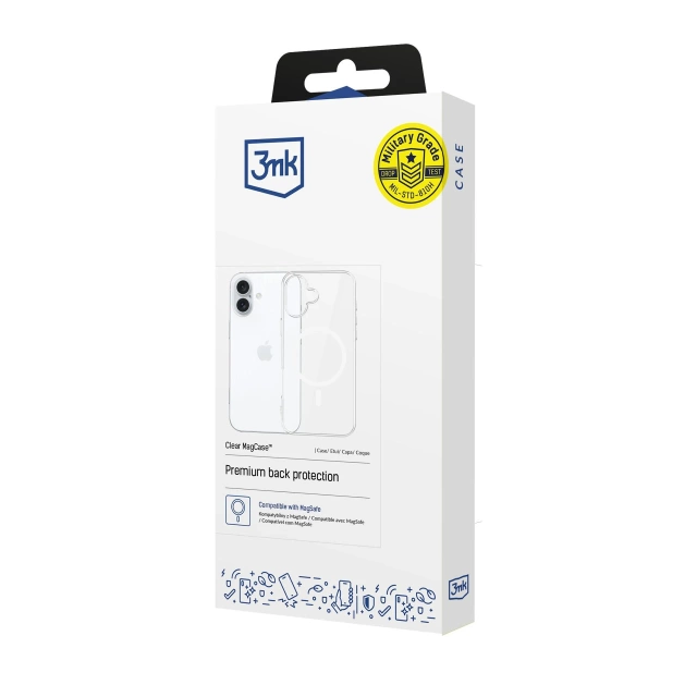 Etui 3mk Clear MagCase für iPhone 16 Plus
