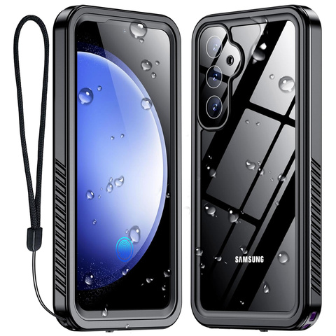 Pouzdro pro Samsung Galaxy S23 FE Armored 360 vodotěsné pouzdro Armor IP68 Alogy černé