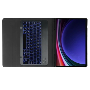 Klávesnica Etui SC Pen pre Samsung Galaxy Tab S9 Plus 12.4 X810 / X816B čierna