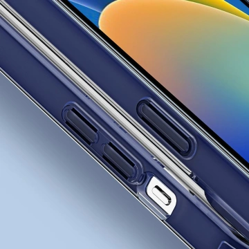 Dux Ducis Clin2 case iPhone 14 MagSafe magnetic case синій