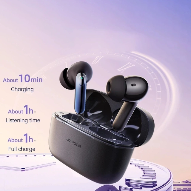 TWS Joyroom Jbuds JR-BC1 ANC Bluetooth 5.3 Headphones – Black