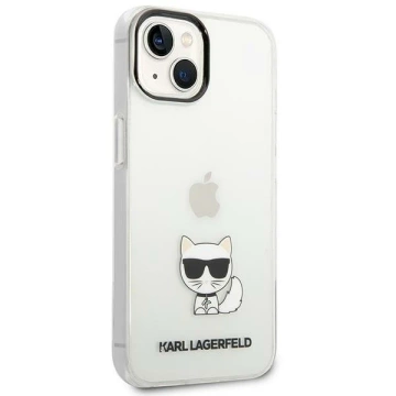 Etui ochronne na telefon Karl Lagerfeld KLHCP14MCTTR do Apple iPhone 14 Plus 6,7" hardcase przeźroczysty/transparent Choupette Body