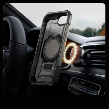 Ochranný a pevný kryt Supcase UB Grip MagSafe pre iPhone 16e, čierny