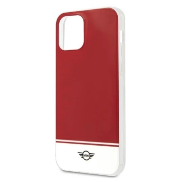 Pevné puzdro na telefón Stripe Collection pre iPhone 12 Pro Max červené/červené
