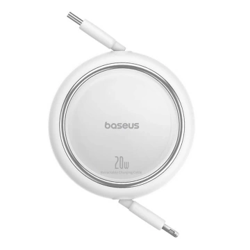 Kábel Baseus Free2Pull USB-C pre iP 20W 1m (biely)