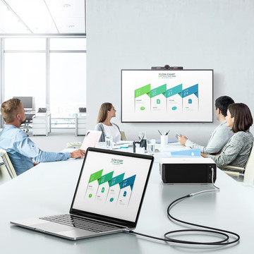 Predlžovací kábel USB-C typu C 3.1 Gen2 Thunderbolt 100 W PD 10 Gbs 4K 2M Adaptérový kábel Nylonové opletenie Silné
