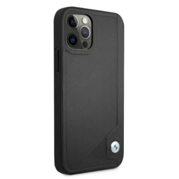 Чохол Etui BMW BMHCP12MRCDPK для Apple iPhone 12/ 12 Pro 6,1" Hardcase Leather Deboss