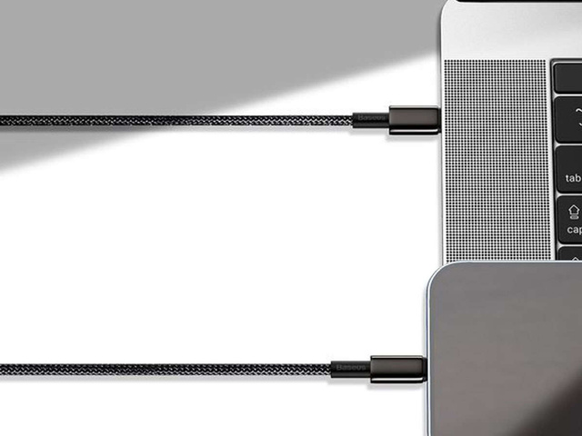 Кабель 1m Baseus przewód USB-C Type C na Lightning PD 20W Black