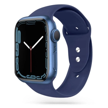 Apple Watch s ikonou Tech-protect 4/5/6/7/8/se/ultra (42/44/45/49 mm) půlnoční modrá