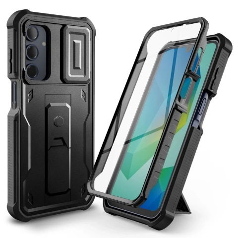 Etui do Samsung Galaxy A16 4G/5G Tech-Protect Kevlar Cam+ Czarny