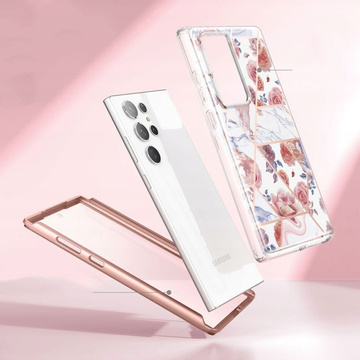Etui ochronne na telefon Velar Case 360 do Samsung Galaxy S23 Ultra Marble Marmur