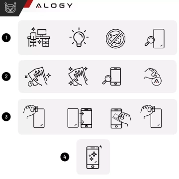 Gehärtetes Glas für Apple iPhone 16 Pro Max Displayschutzfolie 9H Alogy Heavy Pro™️