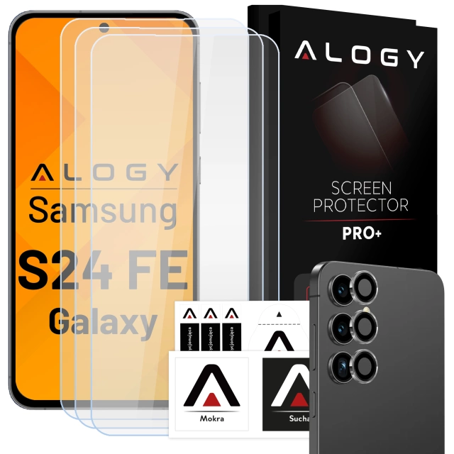 Alogy Glass Pack 3x Загартоване скло для екрану 9h Скло для лінзи для Apple iPhone 14 Pro