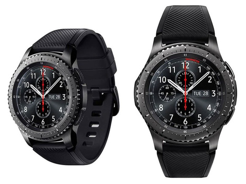 Гумовий спортивний ремінець для Samsung Gear S3 / Watch 46 мм, чорний (22 мм)