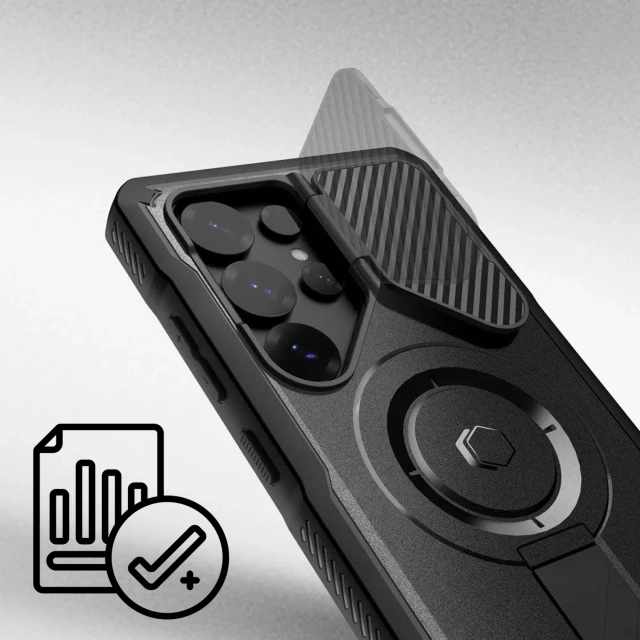 Чохол для Samsung Galaxy S25 Ultra Tech-Protect Kevlar MagSafe Black