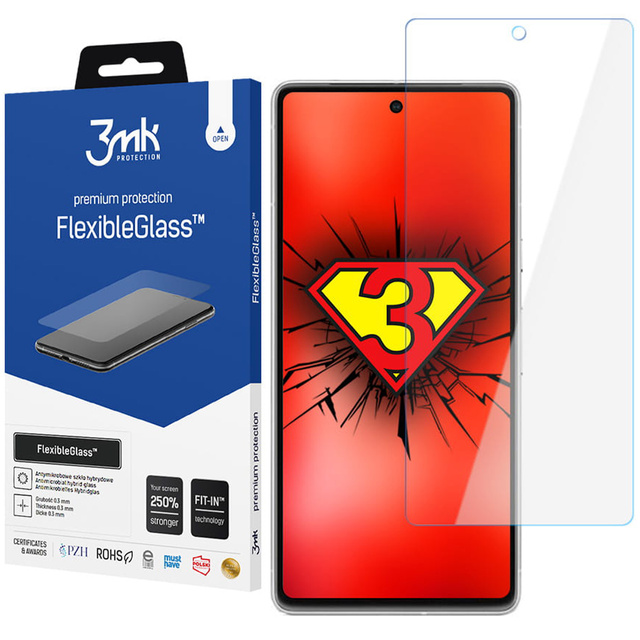 Szkło 3mk FlexibleGlass do Google Pixel 7 5G hybrydowe na ekran Glass 7h
