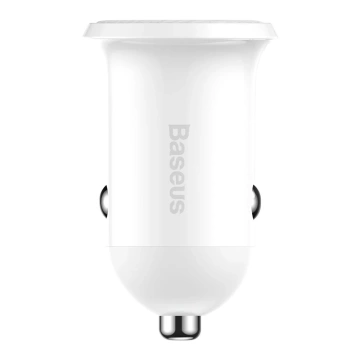 Baseus Grain Pro car charger 2x USB 4.8 A white (CCALLP-02)