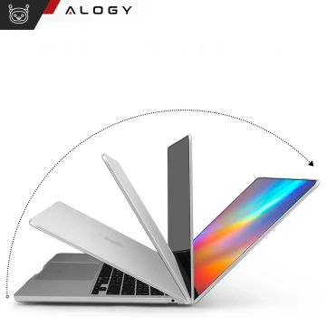 Protective Case for Apple Macbook Air 15 M2/M3/M4 2023/2024/2025 Alogy AirGuard™ Flexible Case Matte Transparent White
