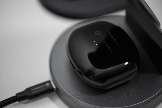 Bezdrátová sluchátka Forcell F-Audio TWS Clear Sound, černá