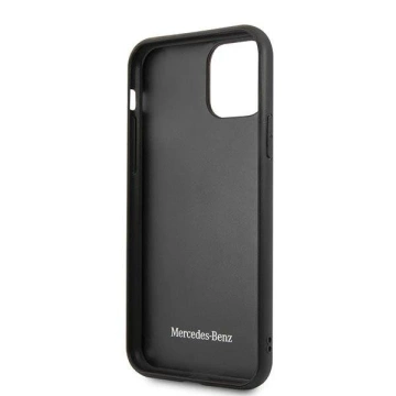 Ochranný obal Mercedes MEHCN58VWOLB pre Apple iPhone 11 Pro pevný obal hnedý/hnedý Wood Line Orech