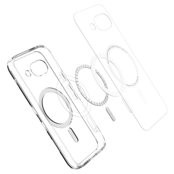 Чохол для Google Pixel 9a Spigen Ultra Hybrid MagSafe Clear/White