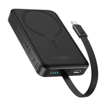 Магнітний зовнішній акумулятор Baseus Mini 10000mAh 30W, чорний – видання Bayern