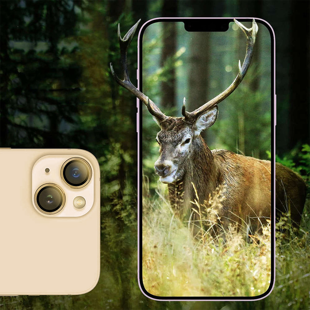 3mk Lens Protection Pro phone lens protector for Apple iPhone 14 Plus Gold