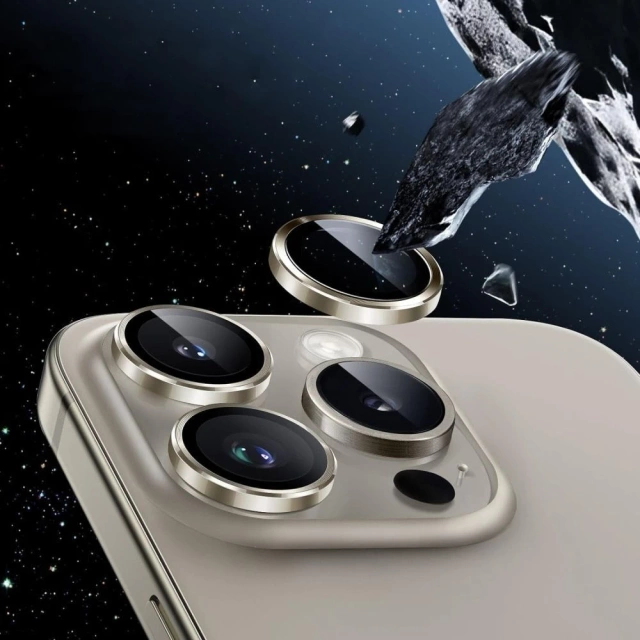 Hofi Camring Pro Camera Cover for iPhone 16 Pro / 16 Pro Max Desert Titanium