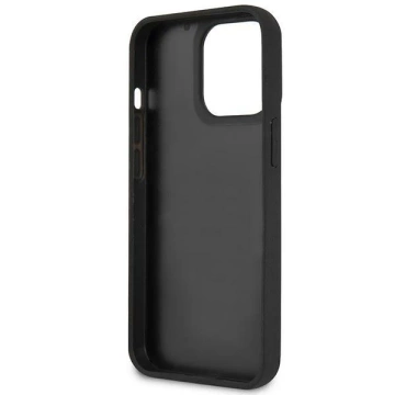 Etui Karl Lagerfeld KLHCP14LKH3DBK für iPhone 14 Pro 6,1" Hardcase 3D Rubber Karl`s Head